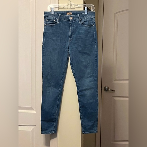 MOTHER Denim - Mother Blue High Rise Skinny Jeans